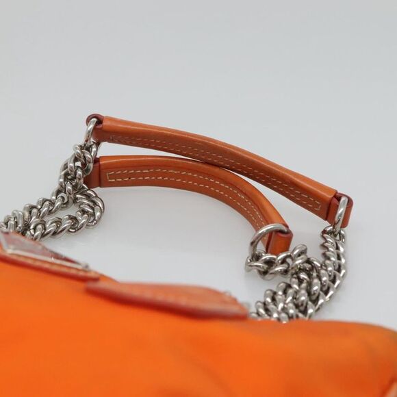 Prada Tessuto Orange Synthetic Shoulder Bag (Pre-Owned) - Picture 11 of 16